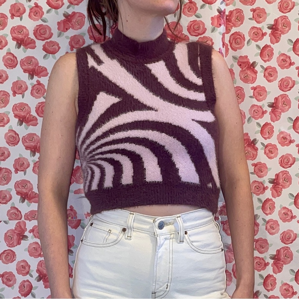 Funky Purple Sweater Vest